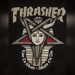 Thrasher skateboard Pharoah 666 (rare)